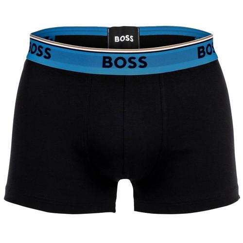 Rückansicht von Boss Boxershort Hipster Herren Schwarz/Türkis/Oliv