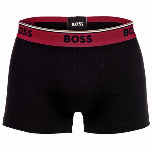 Rückansicht von Boss Boxershort Hipster Herren Schwarz/Rot/Blau/Grau