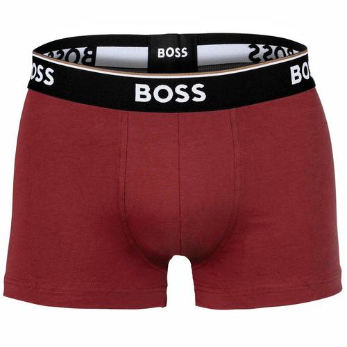 Rückansicht von Boss Boxershort Hipster Herren Schwarz/Grau/Rot