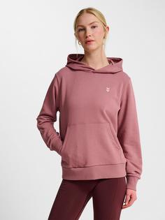 Rückansicht von hummel hmlPULSE W SWEAT HOODIE Hoodie Damen WISTFUL MAUVE