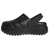 adidas Adilette Plateau-Clog Badelatschen Damen - Core Black / Core Black / Core Black