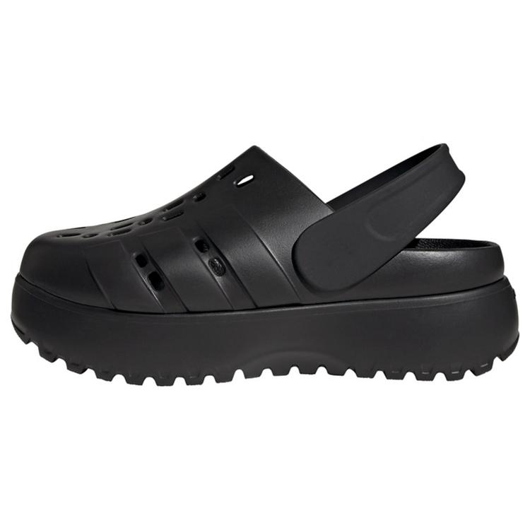 adidas adidas Adilette Plateau-Clog Badelatschen Damen - Core Black / Core Black / Core Black - 0 | SportScheck