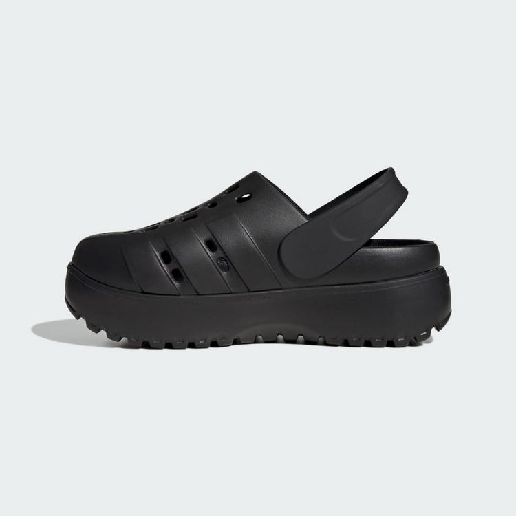 adidas adidas Adilette Plateau-Clog Badelatschen Damen - Core Black / Core Black / Core Black - 5 | SportScheck