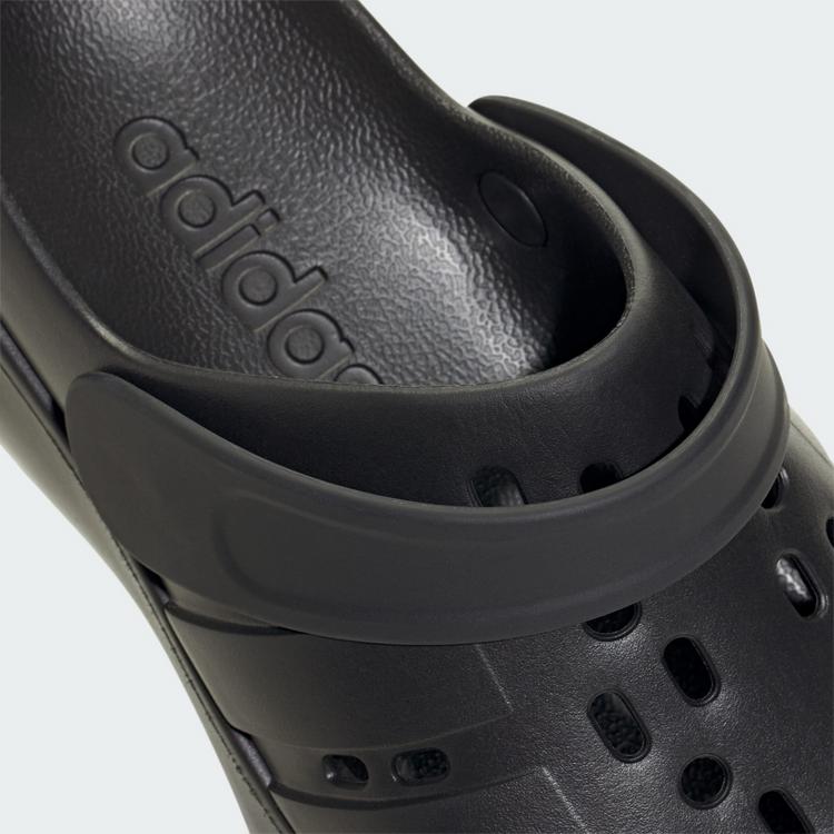 adidas adidas Adilette Plateau-Clog Badelatschen Damen - Core Black / Core Black / Core Black - 6 | SportScheck