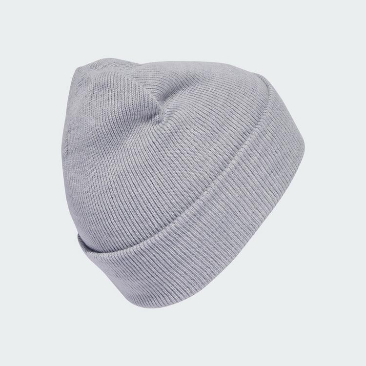 adidas adidas New Logo Beanie Cuff Beanie - Light Grey Heather / White - 0 | SportScheck