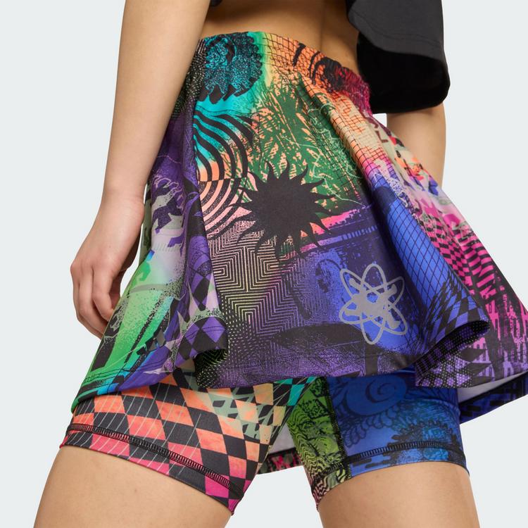 adidas adidas adidas x Jeremy Scott Rock Laufkleid Damen - Multicolor / Semi Lucid Fuchsia / Active Purple - 0 | SportScheck