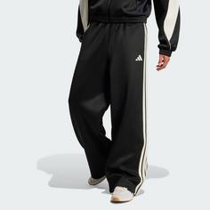Rückansicht von adidas Stadium 3-Streifen Trainingshose Trainingshose Damen Black / Off White