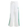 adidas Stadium 3-Streifen Trainingshose Trainingshose Damen - White / Green