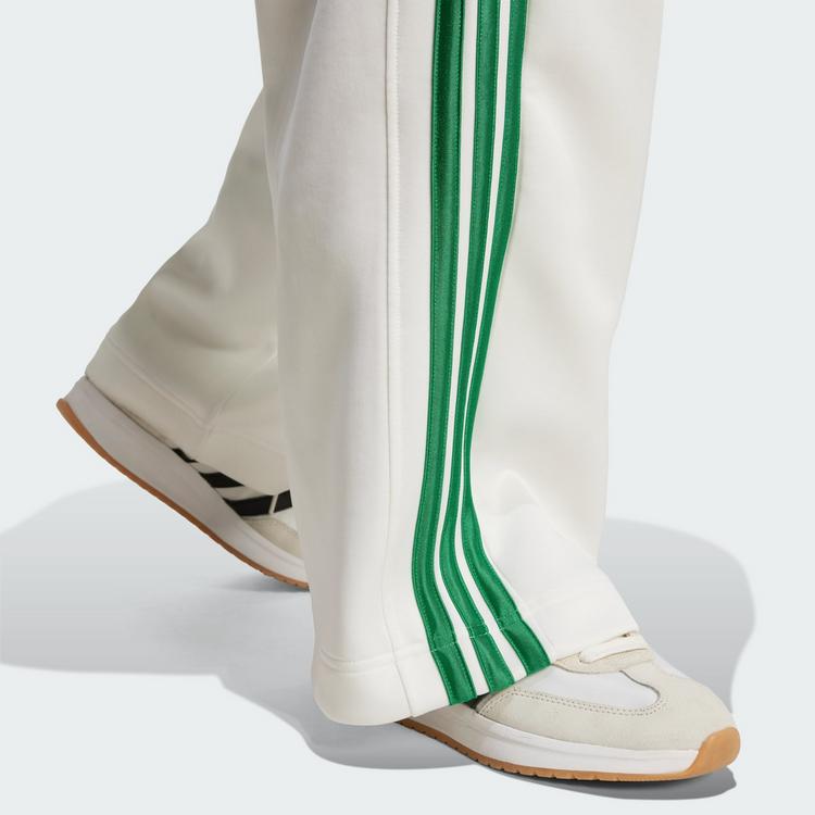 adidas adidas Stadium 3-Streifen Trainingshose Trainingshose Damen - White / Green - 0 | SportScheck