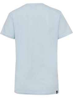 Rückansicht von hummel hmlMOVER COTTON T-SHIRT S/S WOMAN T-Shirt Damen BABY BLUE