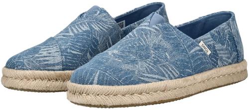 Rückansicht von Toms Slipper Espandrillos Herren Blau