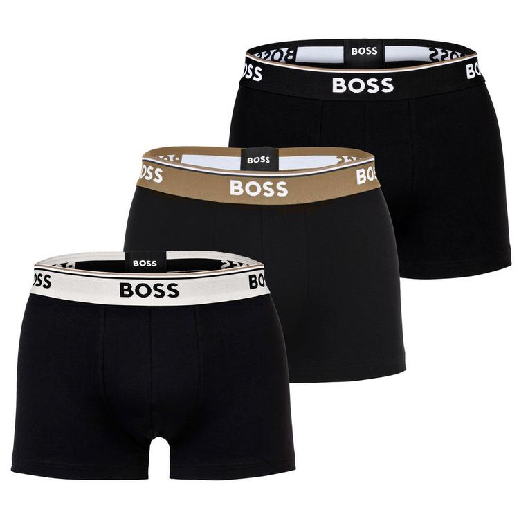 Boss Boss Boxershort Unterhose Herren - Schwarz/Hellbraun/Wei&szlig; - 0 | SportScheck