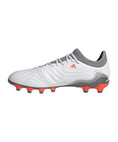Rückansicht von adidas COPA SENSE.3 FG Meteorite Fußballschuhe weissrotgrau