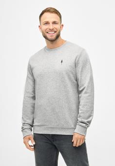 Rückansicht von NIKIN TreeSweater Sweatshirt grey mel