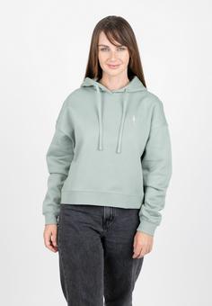 Rückansicht von NIKIN TreeHoodie Oversized Women Hoodie Damen turquoise