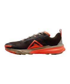 Rückansicht von Nike React Terra Kiger 9 Laufschuh Trailrunning Schuhe Herren braun