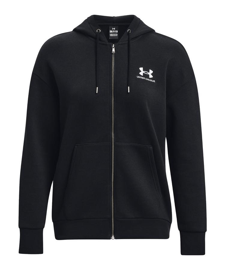 Under Armour Under Armour Ess Fleece Kapuzenjacke Damen Trainingsjacke Damen - schwarz - 0 | SportScheck