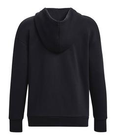 Rückansicht von Under Armour Ess Fleece Kapuzenjacke Damen Trainingsjacke Damen schwarz