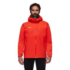 Rückansicht von Mammut Alto Guide Hooded Hardshelljacke Herren mammut red