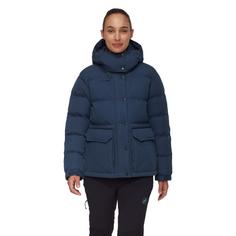 Rückansicht von Mammut Roseg 2.0 Hooded Daunenjacke Damen marine