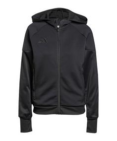 adidas Tiro 25 Travel Kapuzenjacke Damen Trainingsjacke Damen schwarz