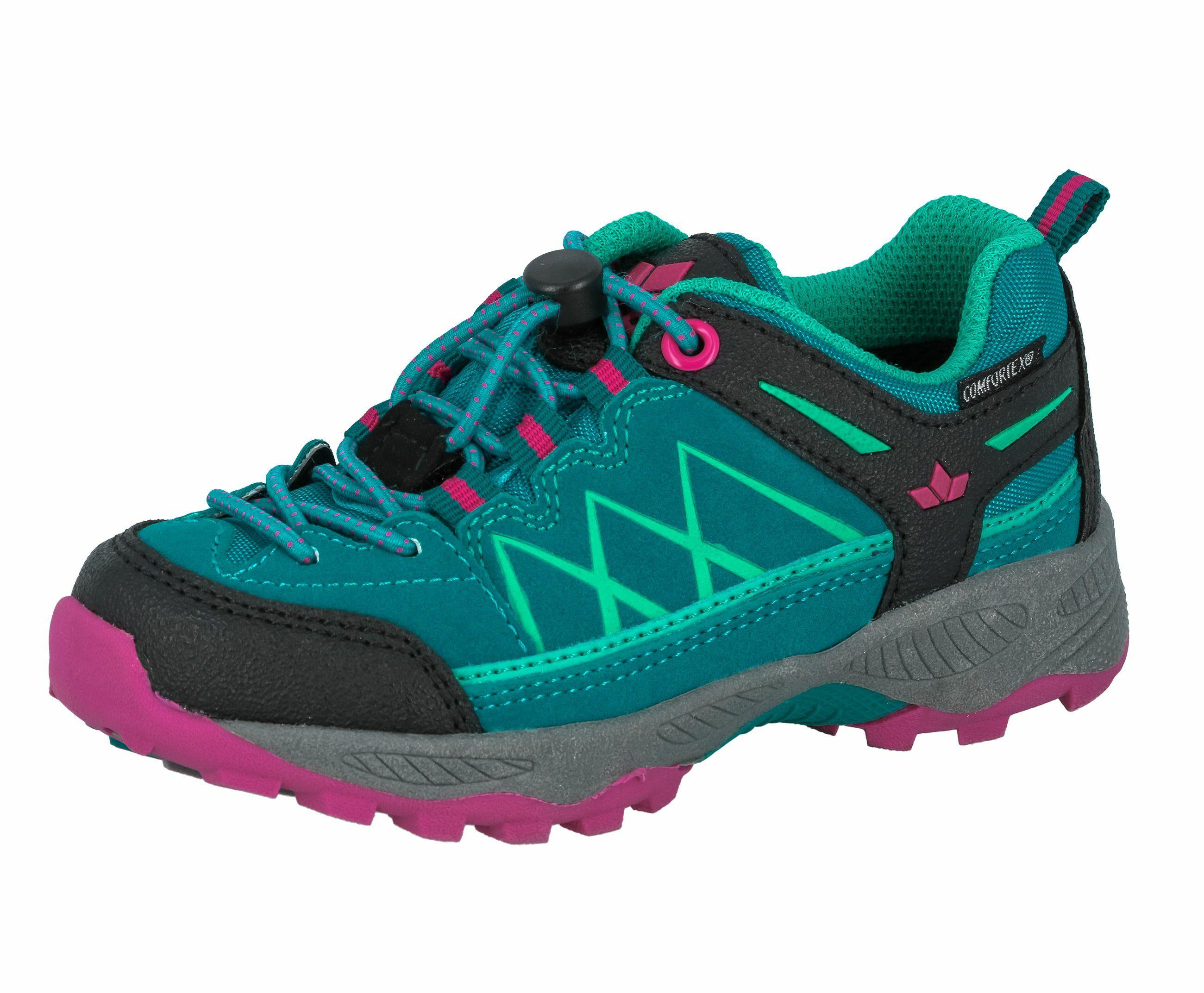 LICO Wanderschuh Wanderschuhe M&auml;dchen - petrol/schwarz/pink