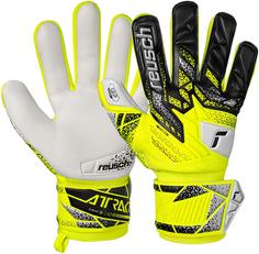Reusch Attrakt Grip Junior Torwarthandschuhe 2014 safe yellow/silver
