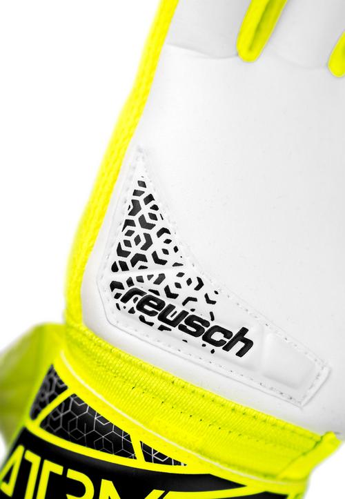 Rückansicht von Reusch Attrakt Grip Junior Torwarthandschuhe 2014 safe yellow/silver