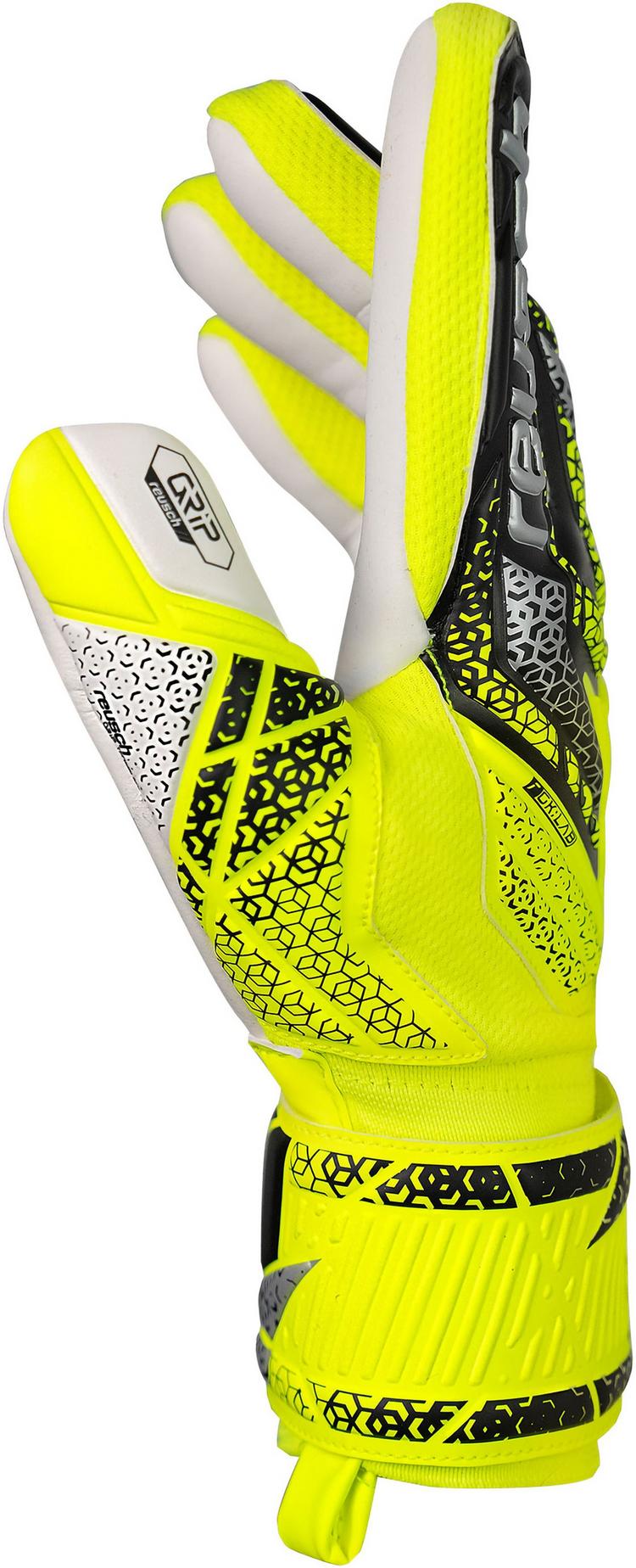 Reusch Reusch Attrakt Grip Junior Torwarthandschuhe - 2014 safe yellow/silver - 4 | SportScheck