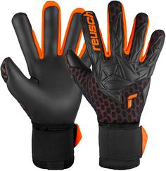 Reusch Attrakt Gold X Airvent Torwarthandschuhe 7784 black / shocking orange /