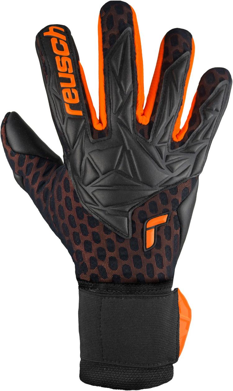 Reusch Reusch Attrakt Gold X Airvent Torwarthandschuhe - 7784 black / shocking orange / - 5 | SportScheck