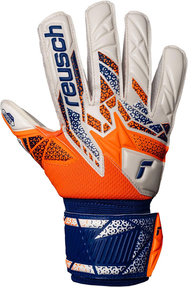 Reusch Reusch Attrakt Silver Junior Torwarthandschuhe - 2500 shock orng/energ blue - 1 | SportScheck