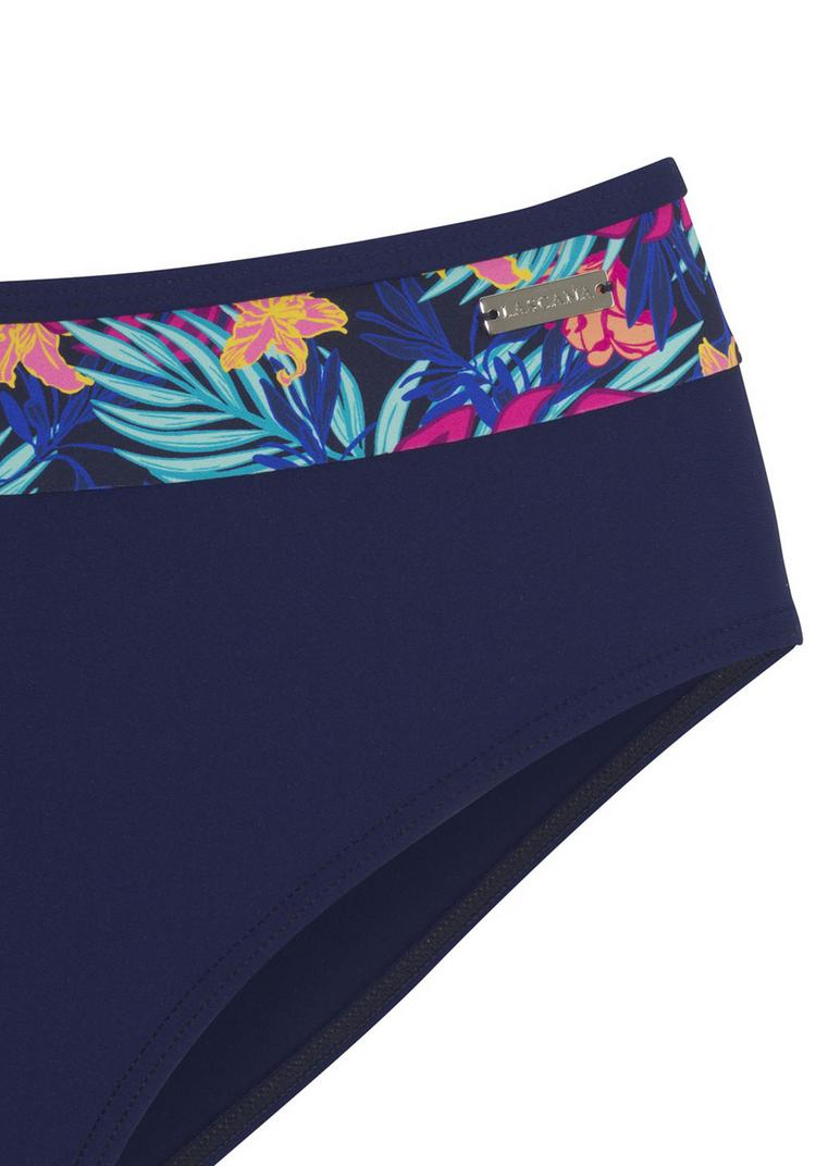 Lascana Lascana Bikini-Hose Bikini Hose Damen - navy-pink bedruckt - 0 | SportScheck