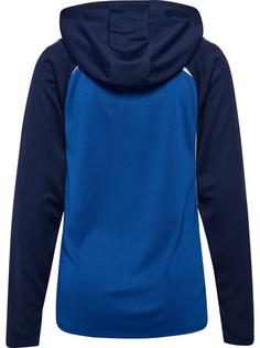 Rückansicht von hummel Funktionssweatshirt Damen TRUE BLUE/MARINE