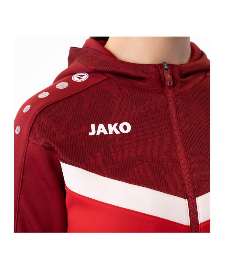 JAKO JAKO Iconic Kapuzenjacke Kids Trainingsjacke Kinder - rotrot - 0 | SportScheck