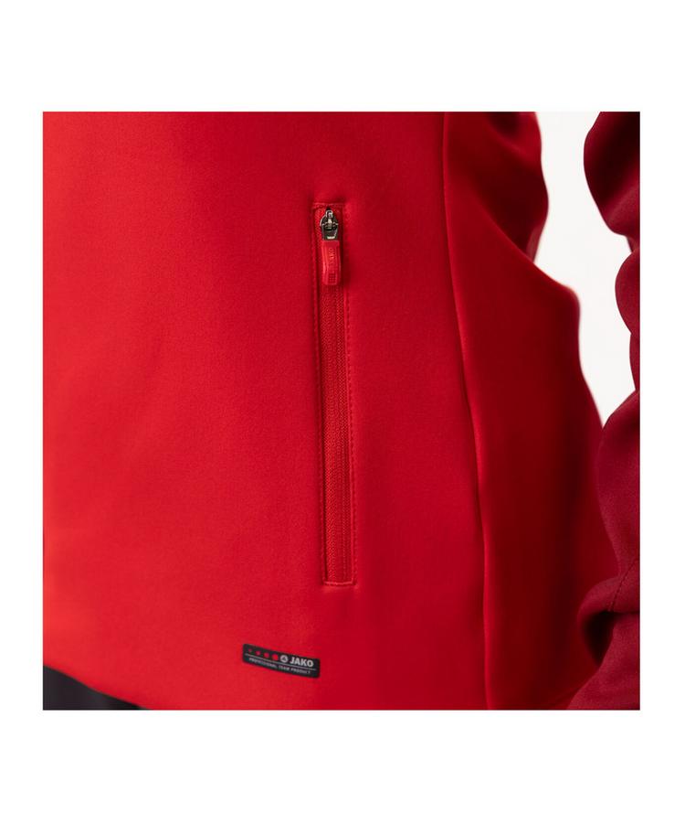JAKO JAKO Iconic Kapuzenjacke Kids Trainingsjacke Kinder - rotrot - 2 | SportScheck