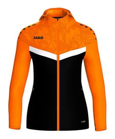 JAKO Icon Kapuzenjacke Damen Trainingsjacke Damen orange