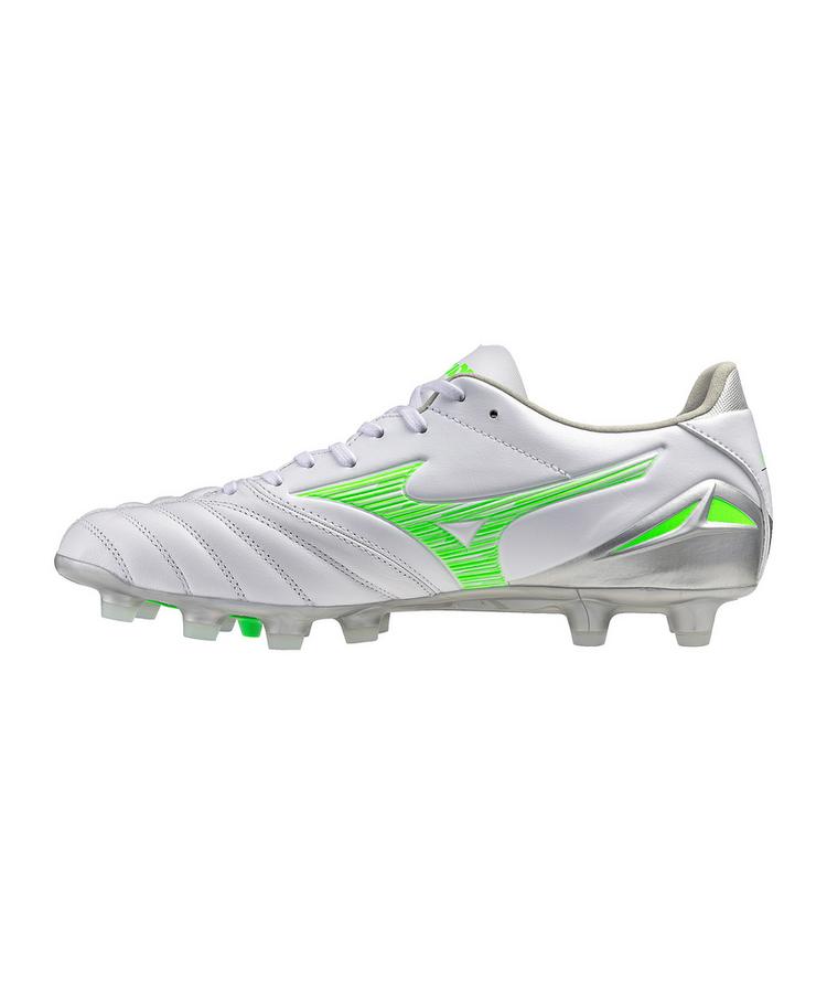 Mizuno Mizuno Morelia Neo IV Pro FG Platinum Silver Fu&szlig;ballschuhe - weissgruensilber - 0 | SportScheck
