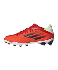 adidas X SPEEDFLOW.3 FG Sapphire Edge Kids Fußballschuhe Kinder rotschwarz