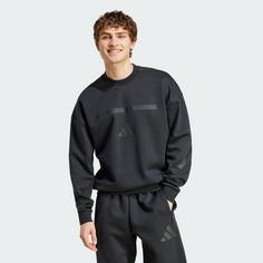 Rückansicht von adidas New adidas Z.N.E. Sweatshirt Sweatshirt Herren Black