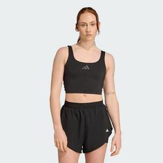 Rückansicht von adidas Power Light Support BH Tank Funktionstank Damen Black