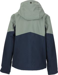 Rückansicht von Whistler Rodney Softshelljacke Kinder 3058 Balsam Green