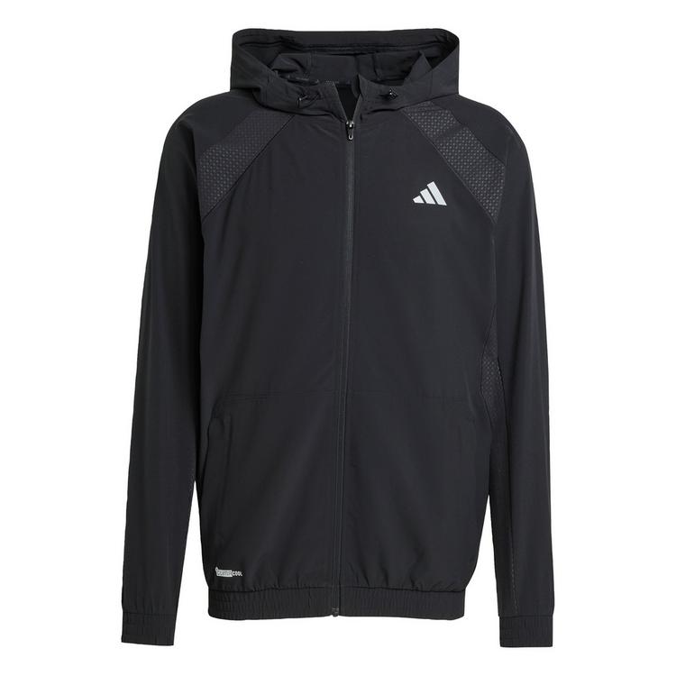 adidas adidas Tech Apparel Trainingsjacke Hoodie Herren - Black / Carbon - 0 | SportScheck