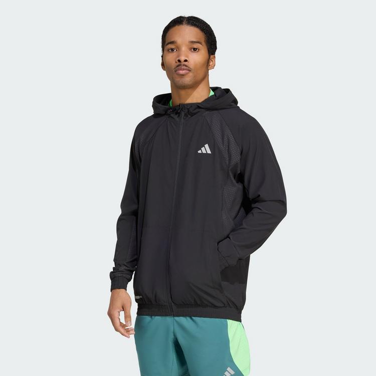 adidas adidas Tech Apparel Trainingsjacke Hoodie Herren - Black / Carbon - 0 | SportScheck
