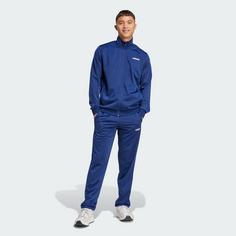Rückansicht von adidas adidas Linear Trainingsanzug Trainingsanzug Herren Dark Blue
