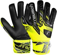 Reusch Attrakt Infinity Junior Torwarthandschuhe 2025 safe yell/silver/black