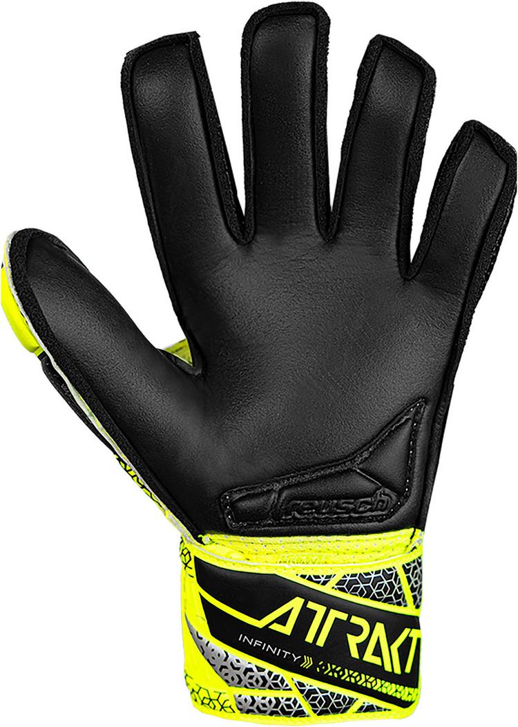 Reusch Reusch Attrakt Infinity Junior Torwarthandschuhe - 2025 safe yell/silver/black - 1 | SportScheck