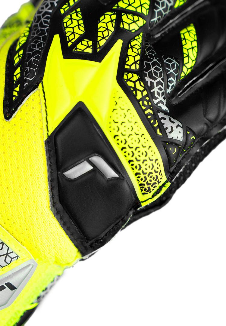 Reusch Reusch Attrakt Infinity Junior Torwarthandschuhe - 2025 safe yell/silver/black - 4 | SportScheck