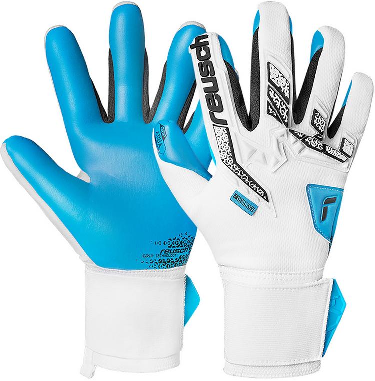 Reusch Reusch Attrakt Freegel Aqua Torwarthandschuhe - 1126 white/black/aqua blue - 0 | SportScheck