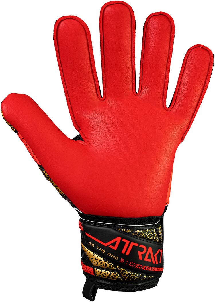 Reusch Reusch Attrakt Silver Torwarthandschuhe - 7075 blck/gold/firy red - 2 | SportScheck